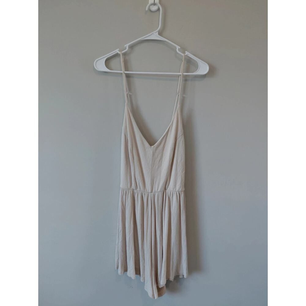 Wet Seal Beige Romper size XL